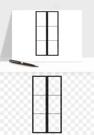 电影黑胶胶片元素png免抠