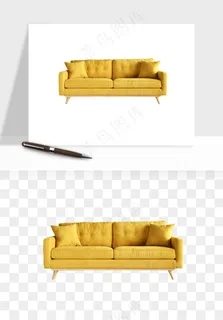 现代沙发家具png免抠