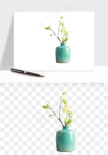 花瓶摆件花艺png免抠图