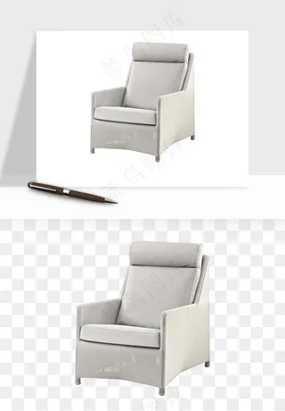 现代沙发家具png免抠
