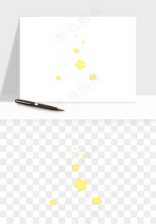 卡通小星星五角星闪光png免抠