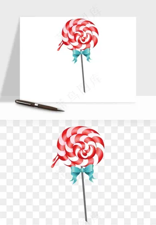 棒棒糖圈圈糖png免抠