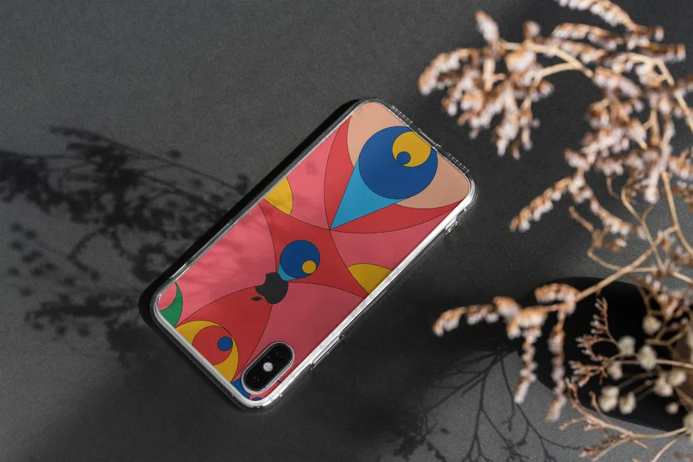 iPhoneX文创手机壳样机手机壳印花贴图样机-25