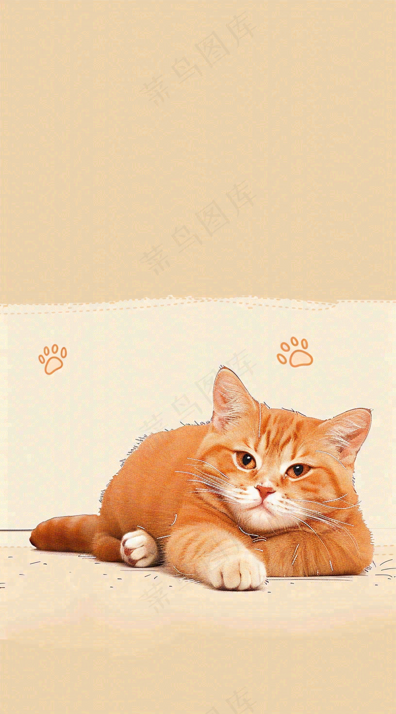宠物生活馆猫狗卡通插画背景