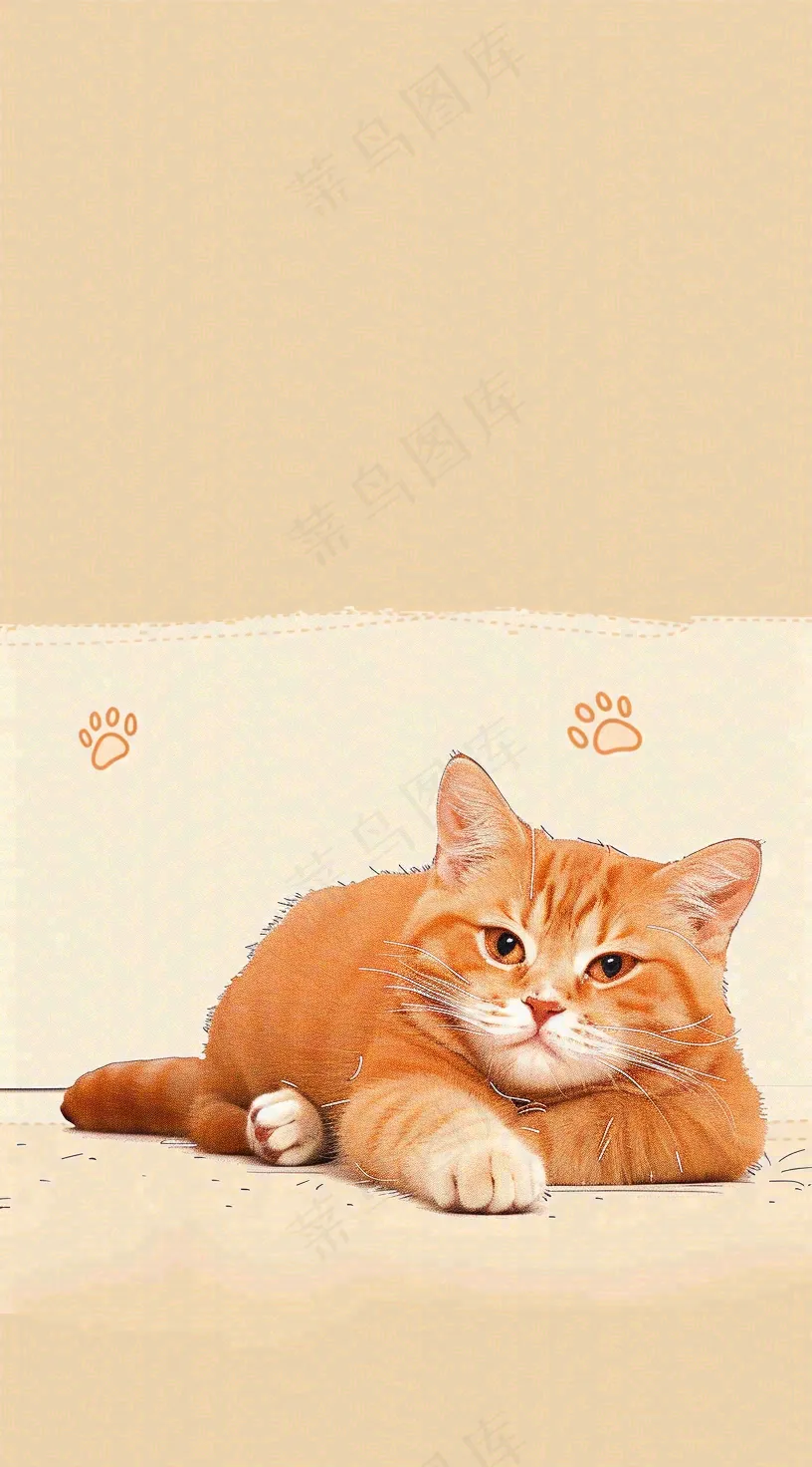 宠物生活馆猫狗卡通插画背景