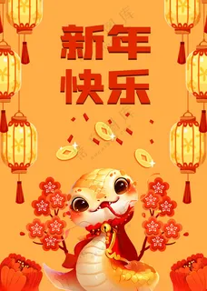 2025新年海报海报设计PSD