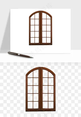 简约窗户png免抠