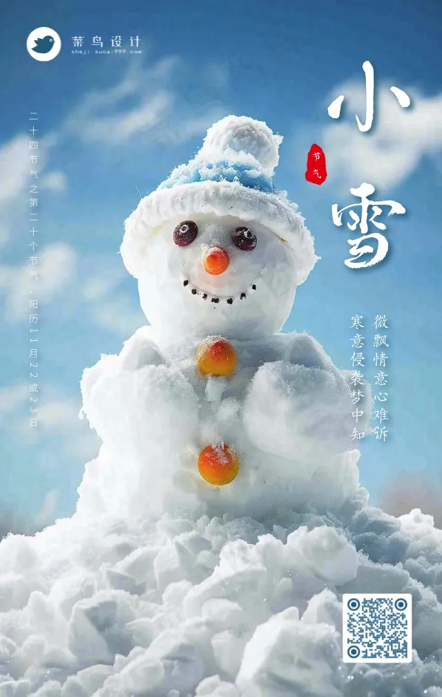 小雪手机海报