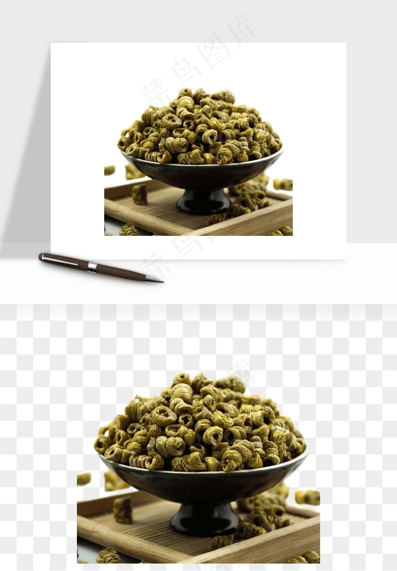 中药养生药材png免抠