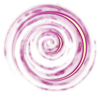 粉色旋涡光环光圈