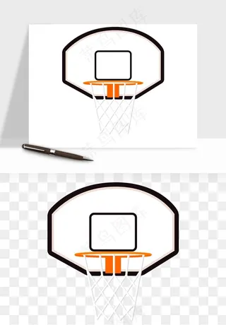 篮球篮球架png免抠