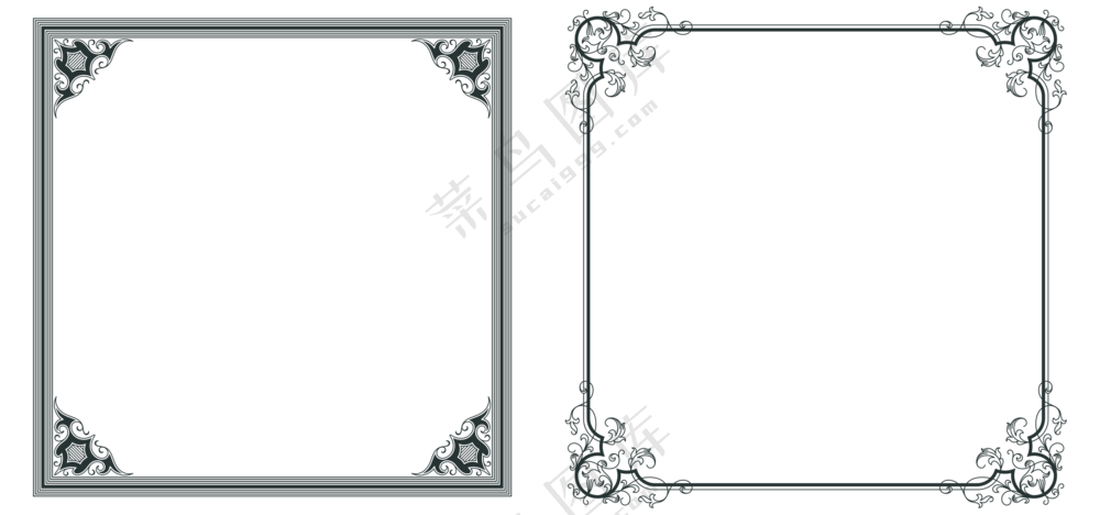 欧式花纹边框 (7)