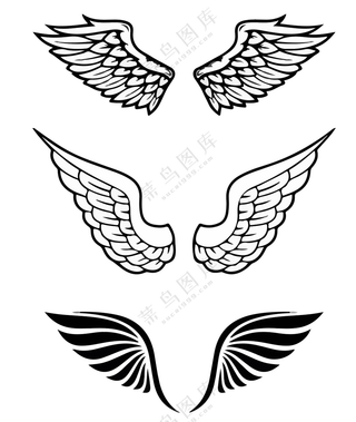 矢量翅膀素材