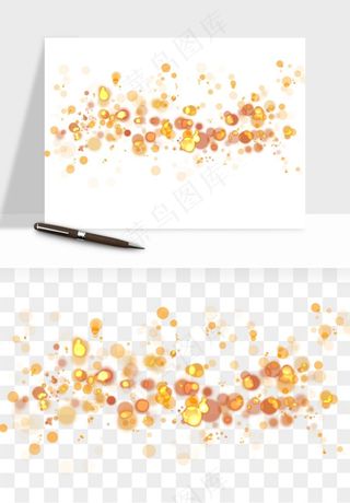 彩色光斑梦幻光点png免抠