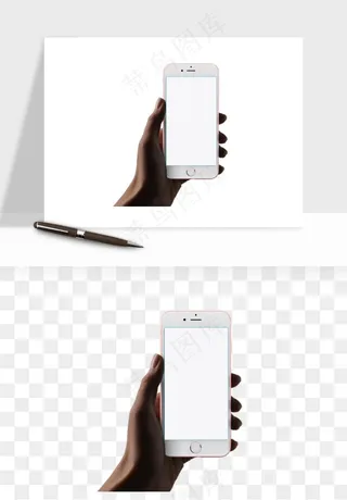 手拿手机素材png免抠