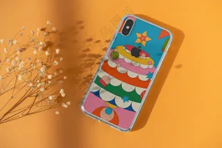 iPhoneX文创手机壳样机手机壳印花贴图样机-21