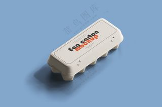 鸡蛋托盘包装盒样机设计logo超市vi  (4)