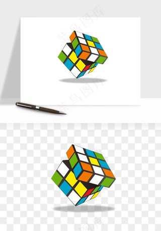 游戏魔方玩具png免抠
