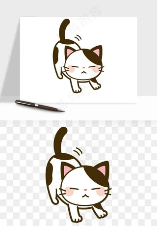 卡通狗狗猫咪png免抠