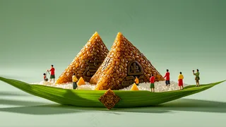 端午节，微观摄影 ，粽子