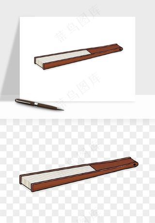 古风扇子元素png免抠