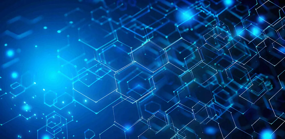 深蓝色科技背景