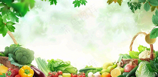 农林蔬果生鲜店水果店蔬菜店背景