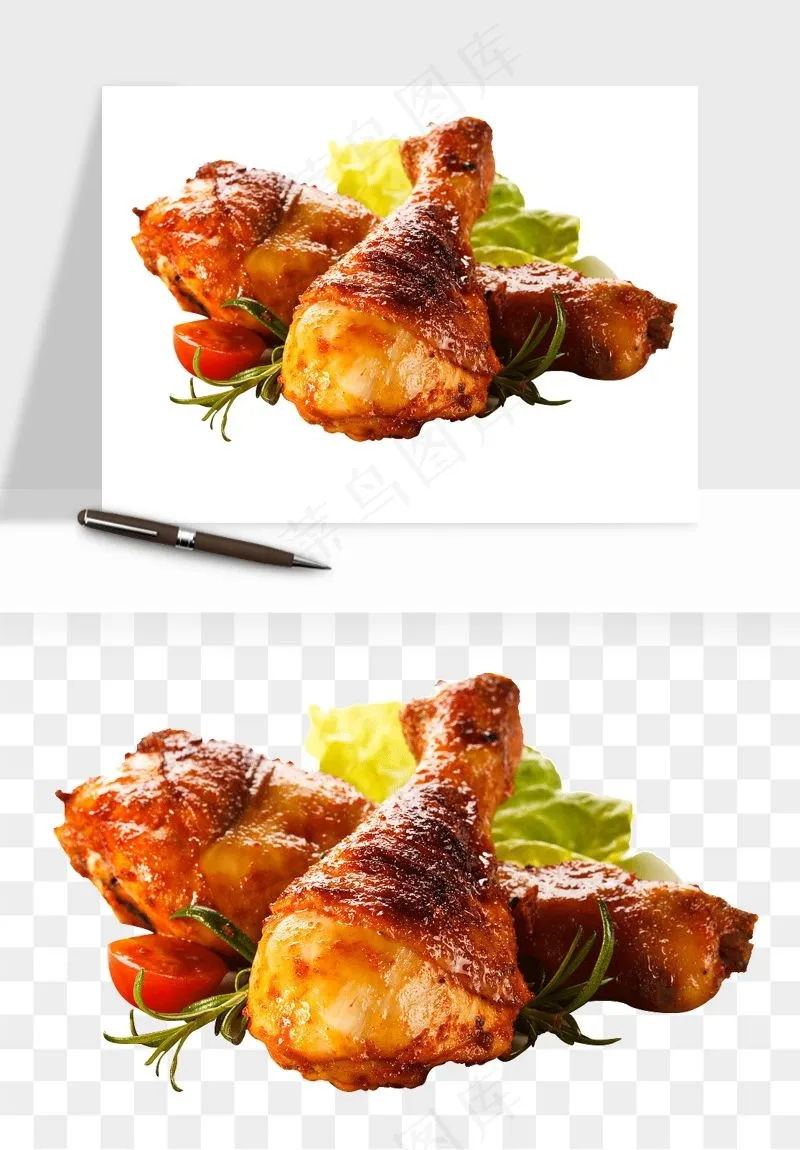 实物烧烤烤肉美食png免抠