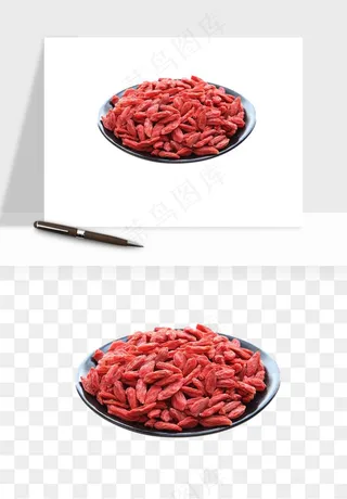 枸杞养生中药png免抠