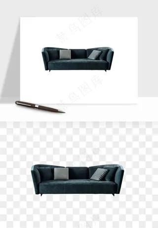 现代沙发家具png免抠
