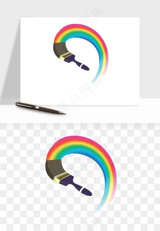 油漆刷子粉刷png免抠