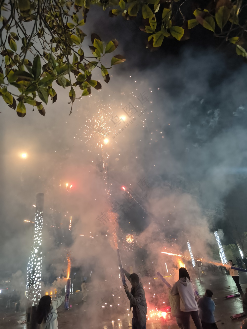 春节跨年鞭炮