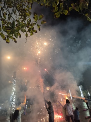 春节跨年鞭炮