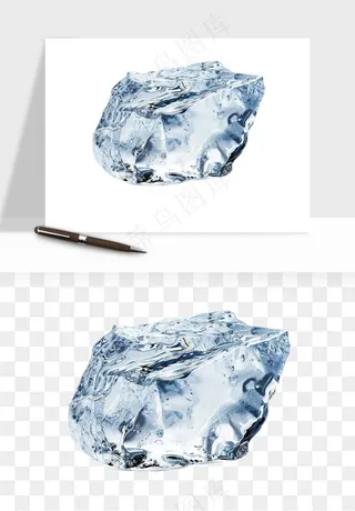 冰块清爽png免抠