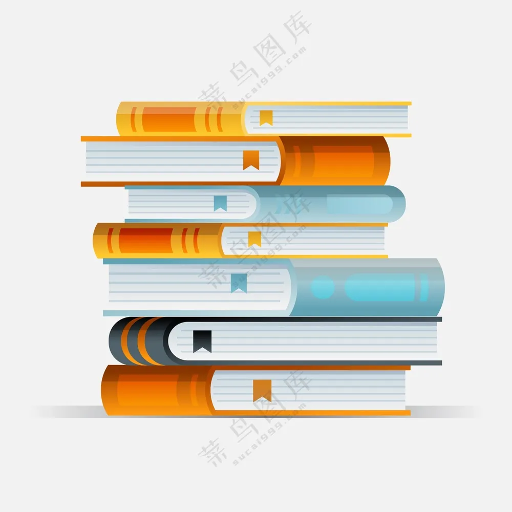 卡通书籍书本素材