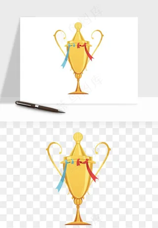 荣誉奖杯冠军金奖png免抠