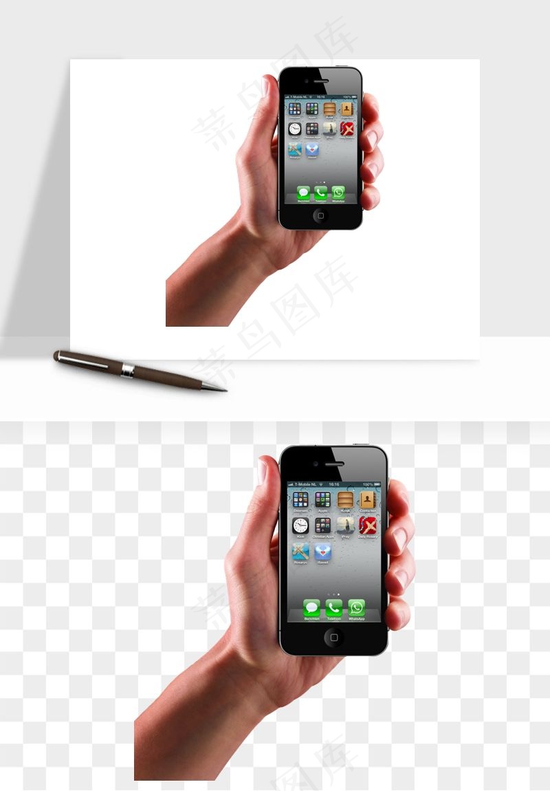 手拿手机素材png免抠