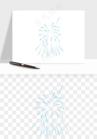 卡通烟花烟火礼花png免抠