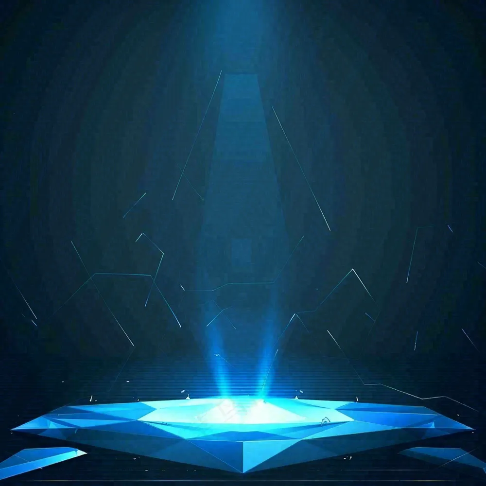 数码科技线光几何背景