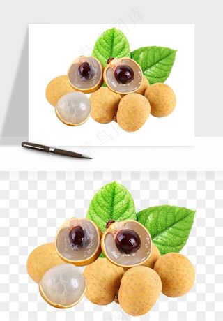 龙眼桂圆水果png免抠