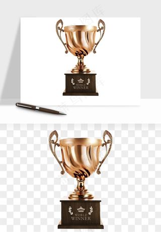 荣誉奖杯冠军金奖png免抠
