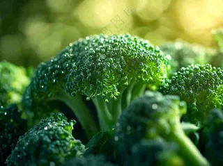 西兰花蔬菜绿色营养摄影图