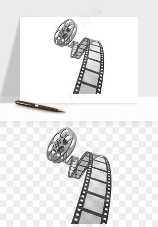 电影黑胶胶片png免抠
