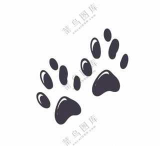 宠物脚印猫狗免抠