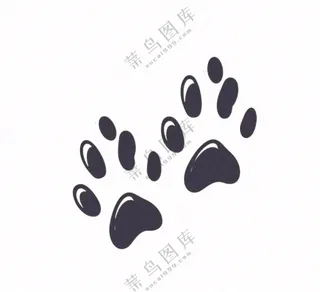 宠物脚印猫狗免抠