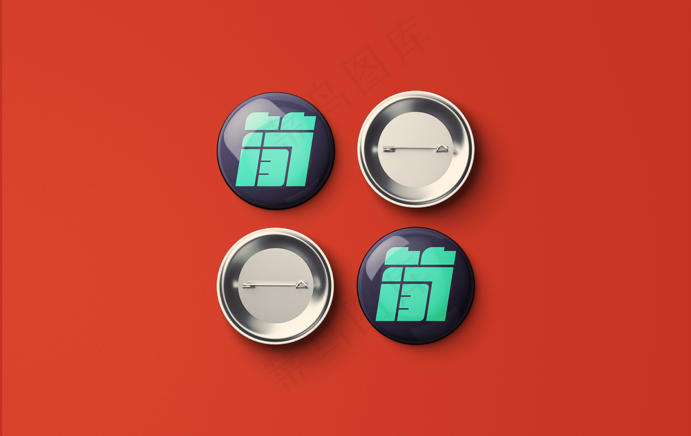 品牌vi徽章贴图样机-21