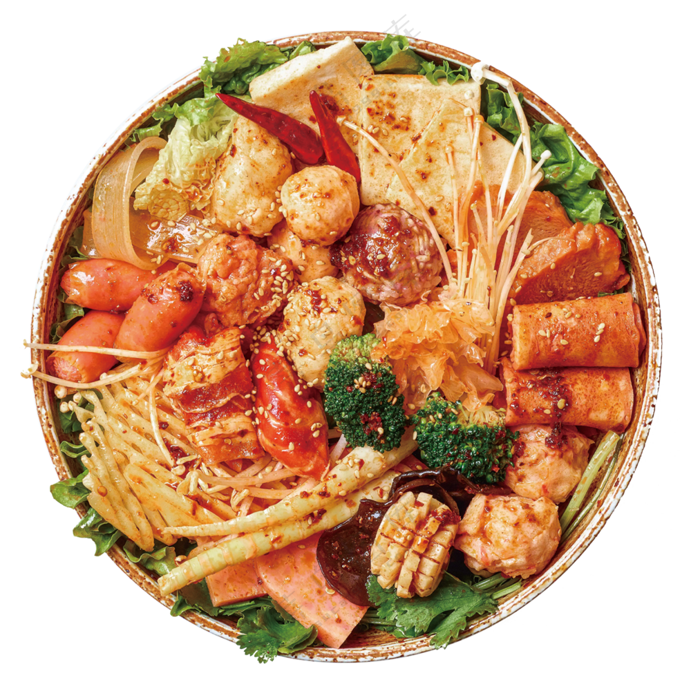 麻辣拌免抠素材