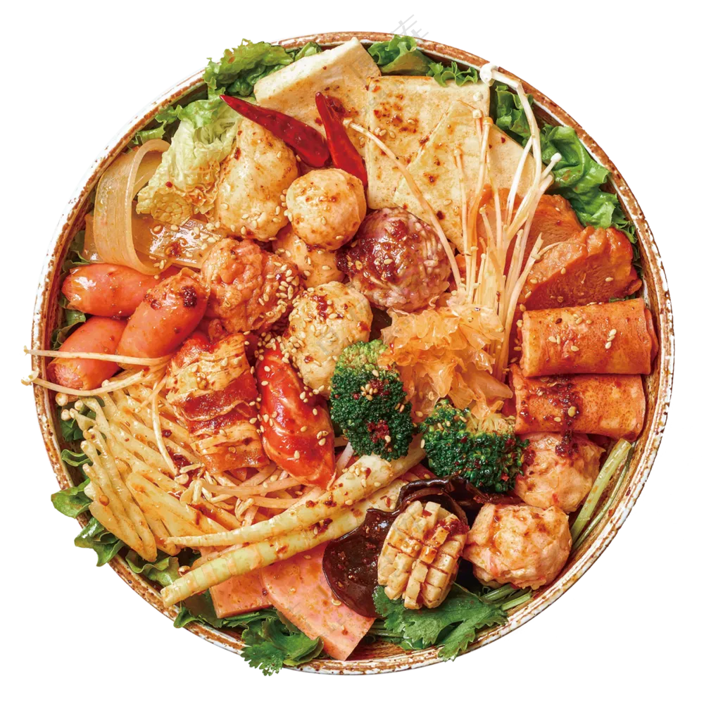 麻辣拌免抠素材