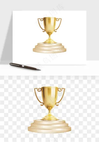荣誉奖杯冠军金奖png免抠
