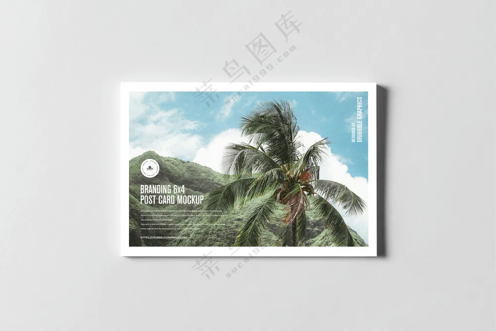 01明信片样机名片贺卡卡片请柬文创展示样机PSD素材